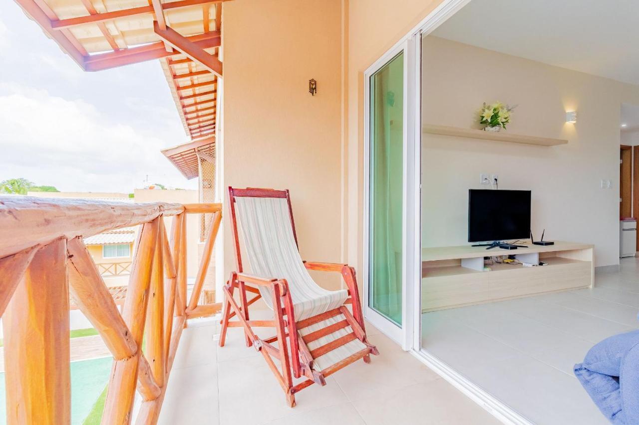 Gb67 Otimo Apartamento 2 Suites - Guarajuba Kültér fotó