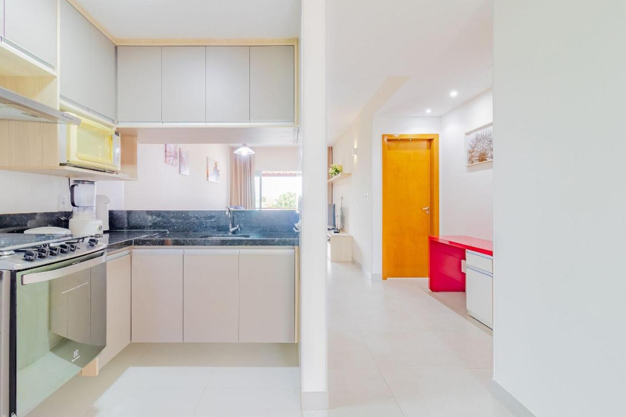 Gb67 Otimo Apartamento 2 Suites - Guarajuba Kültér fotó